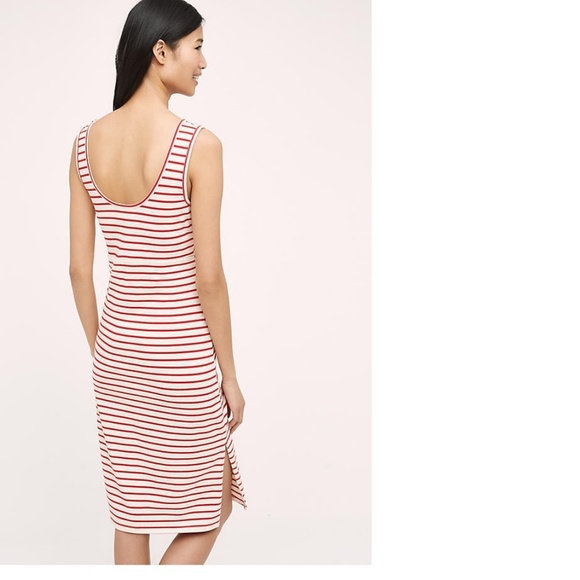 Anthropologie Striped Tank Dress new size M - Picture 2 of 7